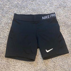 NIKE black Nike Pro athletic shorts